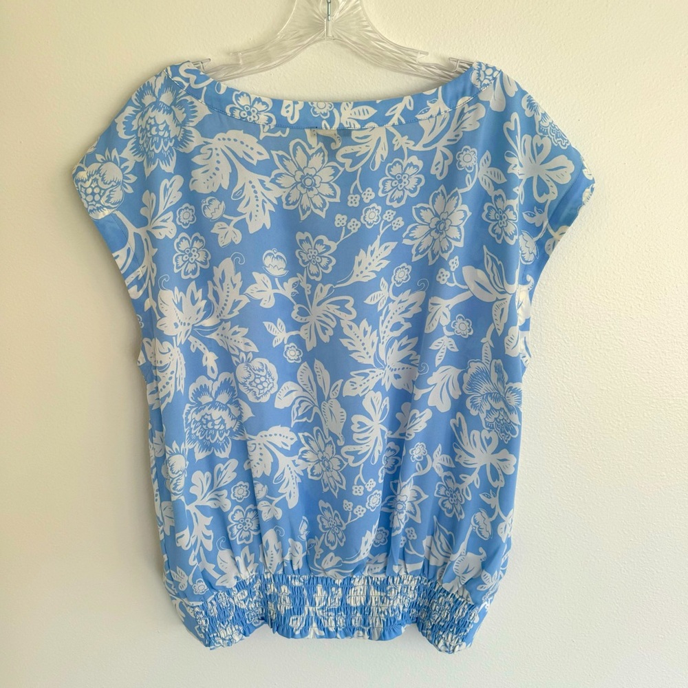 Ann Taylor Periwinkle Blue Top Size L
